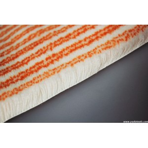 FB 013 Double orange strips chinlon roller fabric